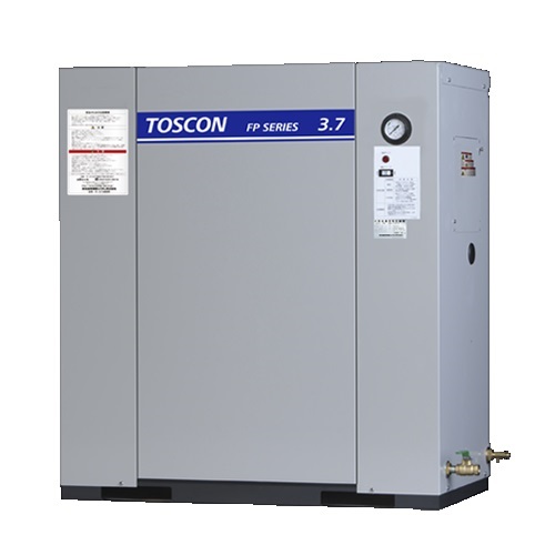【直送品】 東芝 (TOSHIBA) エアコンプレッサー 給油式 FP85-37T (三相200V 50Hz)〈コンプレッサ単体形〉 【大型】