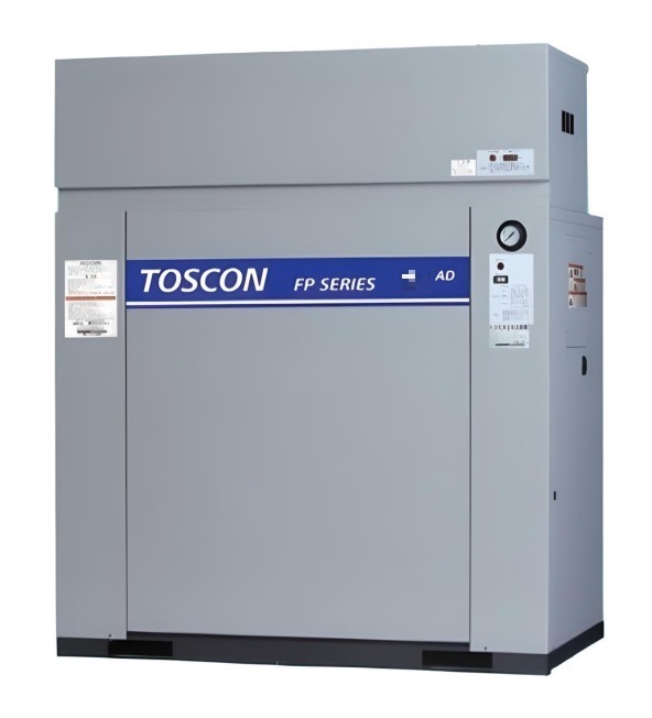 【ポイント5倍】【直送品】 東芝 (TOSHIBA) エアコンプレッサー 給油式 FP85-55TAD (三相200V 50Hz)〈冷凍式エアドライヤ内蔵形〉 【大型】
