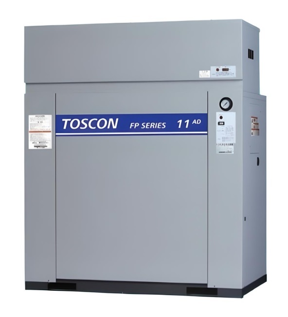 【ポイント5倍】【直送品】 東芝 (TOSHIBA) エアコンプレッサー 給油式 FP86-110TAD (三相200V 60Hz)〈冷凍式エアドライヤ内蔵形〉 【大型】