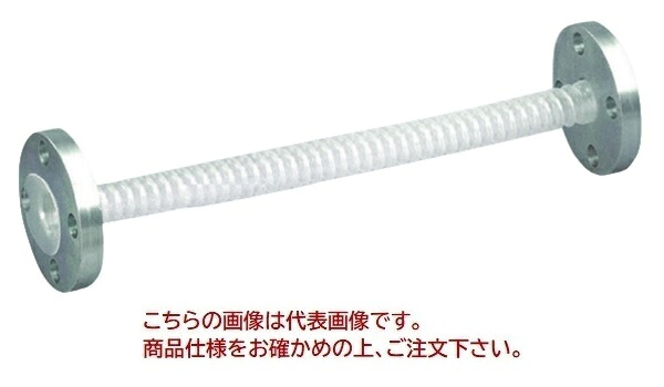 【尖んがり10倍】【直送品】 TOZEN フッ素脂製軟らかいあと継ぎ ポリフレックス 50F(SUS304) 65A-300L 【受注生み出すこと品】