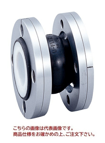TOZEN フッ素樹脂製フレキシブル継手 ポリフレックスソフト 50F(SUS304) 50A-900L 直送品 TOZEN フッ素樹脂製フレキシブル継手 ユー