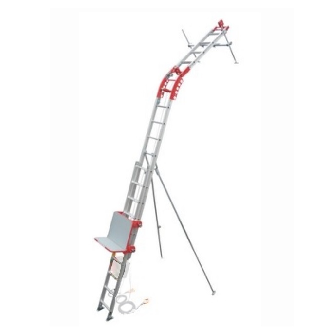 【ポイント10倍】【直送品】 ユニパー パワーコメット 標準セット UP103P-H-2F (103-00-007) レールセット 2階用 《荷揚げ機》 【大型】