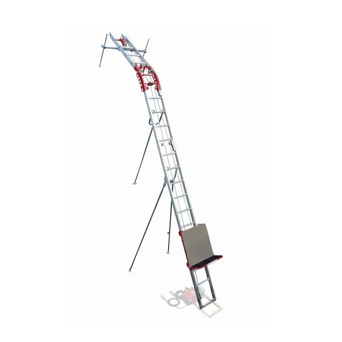 【ポイント10倍】【直送品】 ユニパー スーパータワーR 標準セット UP106R-H-2F (106-00-005) レールセット 2階用 《荷揚げ機》 【大型】