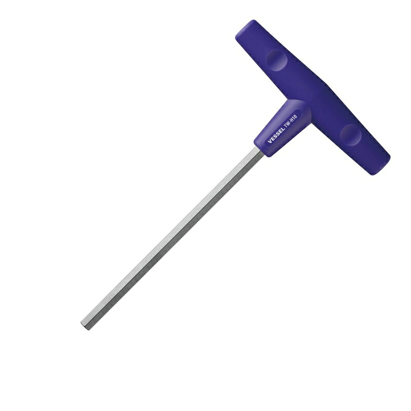 ベッセル Tハンドル ドライバー TW-H10(対辺10×200) (144366) 【6本】|道具屋さん店