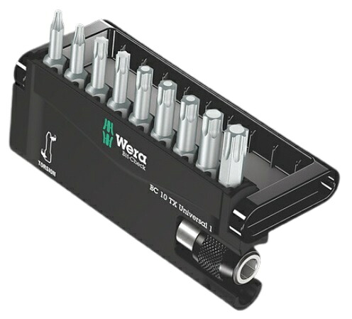 【ポイント10倍】WERA ビットチェック 10 TX 汎用 1 トルクスビットセット 056164|道具屋さん店
