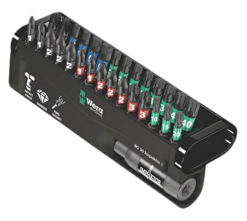 【ポイント5倍】WERA ビットチェック 30 インパクター 1 ビットセット 057690