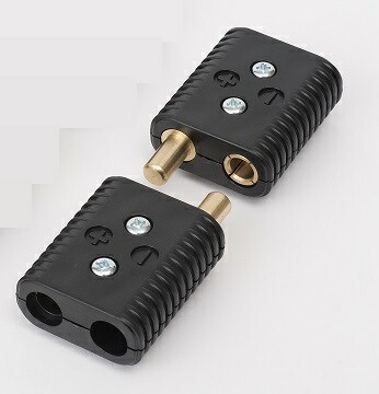 【ポイント10倍】【直送品】 キシデンテクノ (キシデン工業) 脱着コネクター 2Pタイプ 《溶接機用部品》 9,687円
