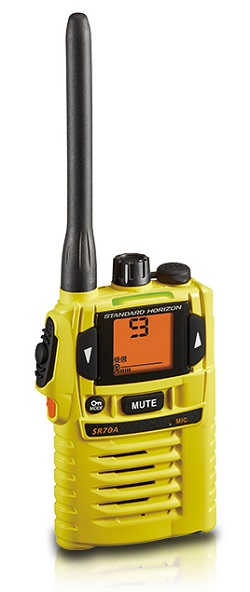 【ポイント10倍】【直送品】 八重洲無線 特定小電力トランシーバー SR70A (YELLOW) (イエロー)