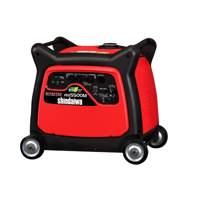 【直送品】 やまびこ 新ダイワ インバータ発生機 5.5kVA IEG5500M-Y ガソリンエンジン 《小型発生機》 【特大・貨物輸送別】