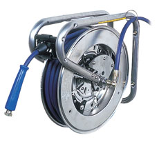 【尖んがり10倍】【直送品】 ヤマダ ステンレスホースリール NSR-3WH15S (N803493)
