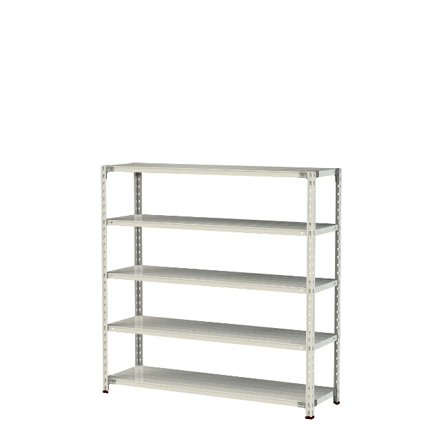 【ポイント10倍】【直送品】 山金工業 軽量ラック(150kg/段) 1.5S5545-5W 【大型】