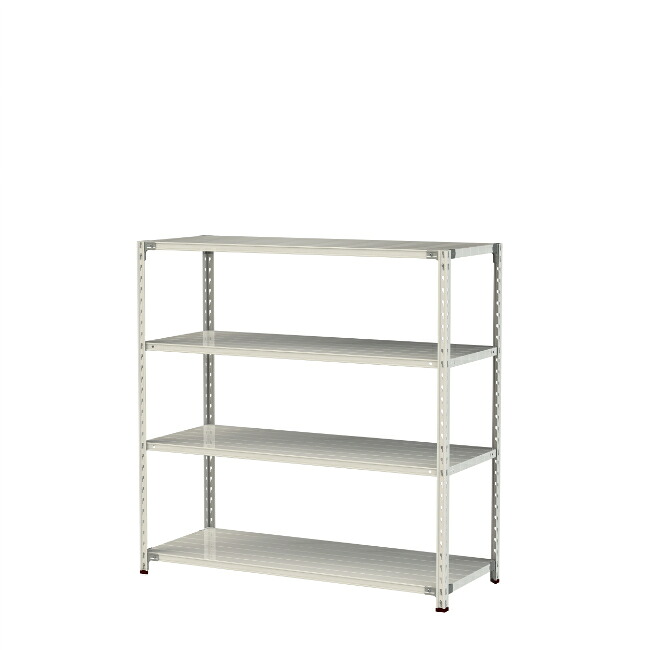 【ポイント5倍】【直送品】 山金工業 軽量ラック(150kg/段) 1.5S5560-4W 【大型】