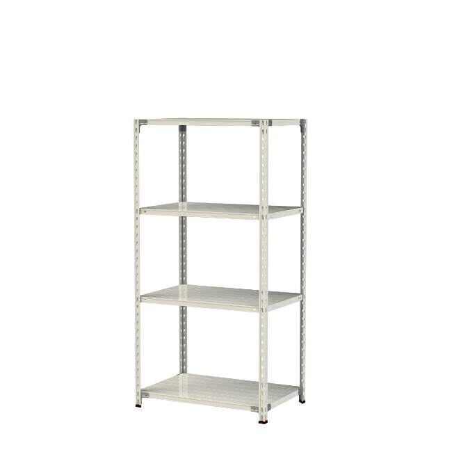 【ポイント5倍】【直送品】 山金工業 軽量ラック(150kg/段) 1.5S6360-4W 【大型】