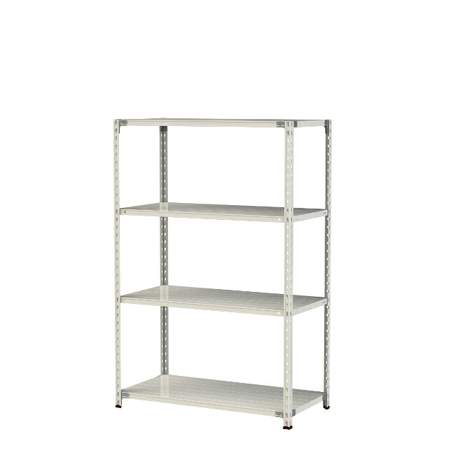 【ポイント10倍】【直送品】 山金工業 軽量ラック(150kg/段) 1.5S6460-4W 【大型】