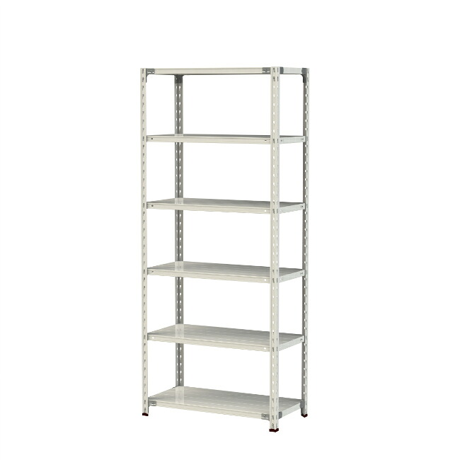 【ポイント5倍】【直送品】 山金工業 軽量ラック(150kg/段) 1.5S7345-6W 【大型】