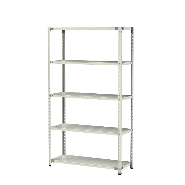 【ポイント5倍】【直送品】 山金工業 軽量ラック(150kg/段) 1.5S7445-5W 【大型】