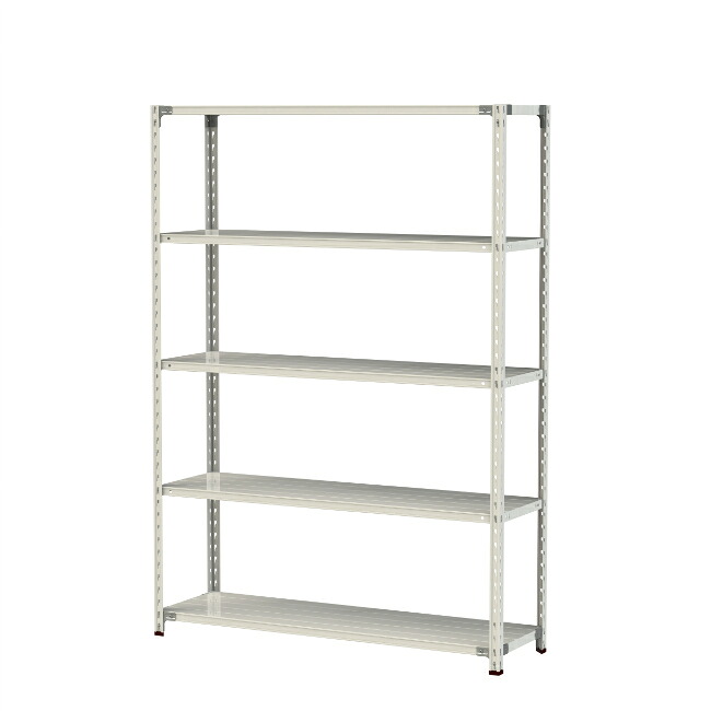 【ポイント10倍】【直送品】 山金工業 軽量ラック(150kg/段) 1.5S7545-5W 【大型】｜道具屋さん店