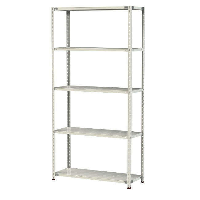 【ポイント10倍】【直送品】 山金工業 軽量ラック(150kg/段) 1.5S8445-5W 【大型】