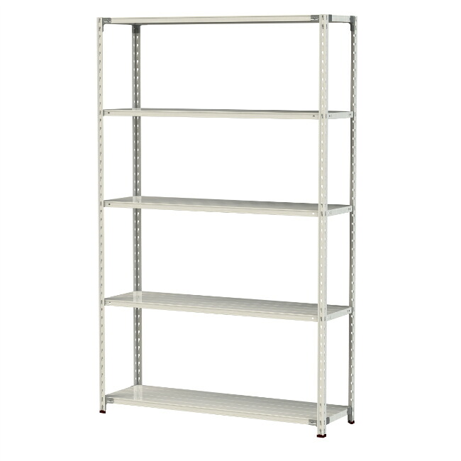【ポイント10倍】【直送品】 山金工業 軽量ラック(150kg/段) 1.5S8545-5W 【大型】|道具屋さん店