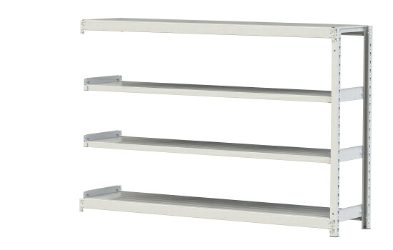 【ポイント10倍】【直送品】 山金工業 ボルトレス軽中量ラック 200kg/段 連結 2S4645-4WR 【大型】|道具屋さん店