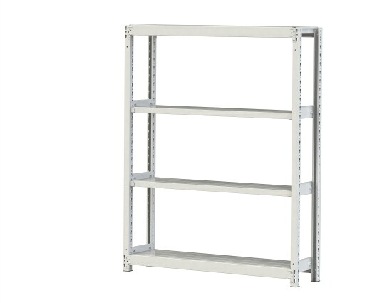 【ポイント10倍】【直送品】 山金工業 ボルトレス軽中量ラック 200kg/段 単体 2S5430-4W 【大型】 17,787円