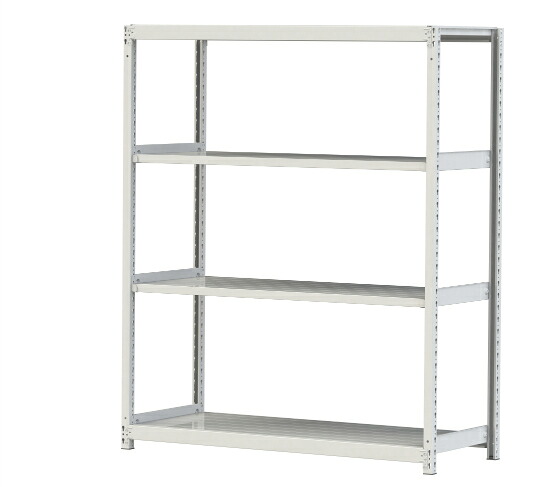 【直送品】 山金工業 ボルトレス軽中量ラック 200kg/段 単体 2S6560-4W 【大型】