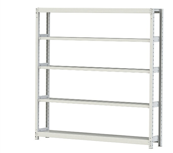 【直送品】 山金工業 ボルトレス軽中量ラック 200kg/段 単体 2S6630-5W 【大型】