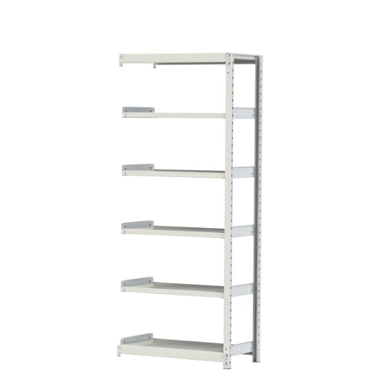 【ポイント10倍】【直送品】 山金工業 ボルトレス軽中量ラック 200kg/段 連結 2S7345-6WR 【大型】