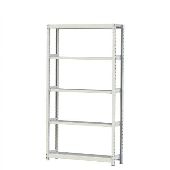【ポイント5倍】【直送品】 山金工業 ボルトレス軽中量ラック 200kg/段 単体 2S7430-5W 【大型】