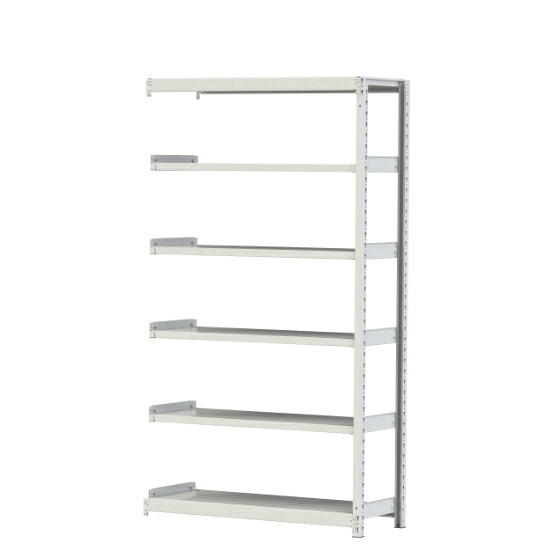 【ポイント5倍】【直送品】 山金工業 ボルトレス軽中量ラック 200kg/段 連結 2S7445-6WR 【大型】 22,889円
