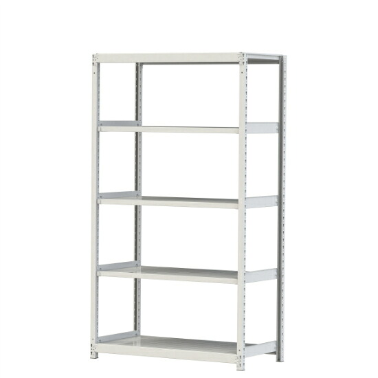 【ポイント5倍】【直送品】 山金工業 ボルトレス軽中量ラック 200kg/段 単体 2S7460-5W 【大型】|道具屋さん店