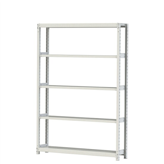【ポイント5倍】【直送品】 山金工業 ボルトレス軽中量ラック 200kg/段 単体 2S7530-5W 【大型】