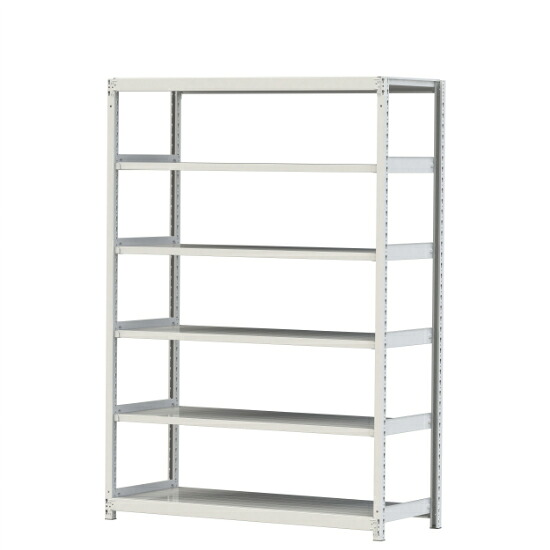 【ポイント5倍】【直送品】 山金工業 ボルトレス軽中量ラック 200kg/段 単体 2S7560-6W 【大型】