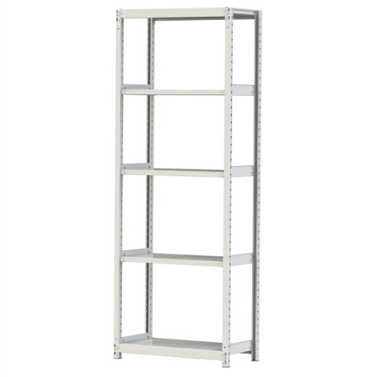 【ポイント5倍】【直送品】 山金工業 ボルトレス軽中量ラック 200kg/段 単体 2S8345-5W 【大型】