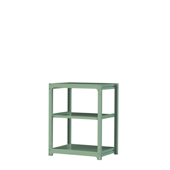【ポイント5倍】【直送品】 山金工業 ボルトレス中量ラック 300kg/段 単体 3S4370-3G 【大型】