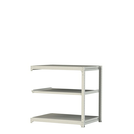 【ポイント10倍】【直送品】 山金工業 ボルトレス中量ラック 300kg/段 連結 3S4491-3WR 【大型】|道具屋さん店