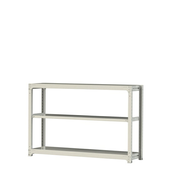 【ポイント10倍】【直送品】 山金工業 ボルトレス中量ラック 300kg/段 単体 3S4648-3W 【大型】|道具屋さん店