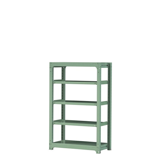 【ポイント5倍】【直送品】 山金工業 ボルトレス中量ラック 300kg/段 単体 3S5348-5G 【大型】