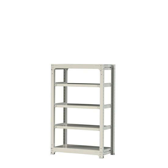 【ポイント10倍】【直送品】 山金工業 ボルトレス中量ラック 300kg/段 単体 3S5348-5W 【大型】