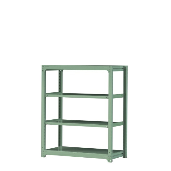 【ポイント5倍】【直送品】 山金工業 ボルトレス中量ラック 300kg/段 単体 3S5462-4G 【大型】｜道具屋さん店