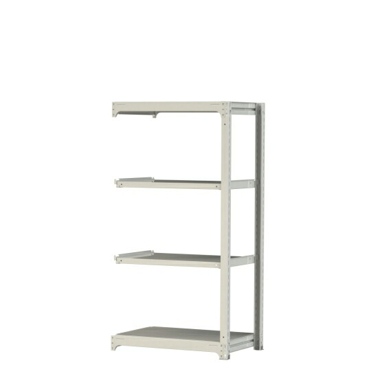 【ポイント10倍】【直送品】 山金工業 ボルトレス中量ラック 300kg/段 連結 3S6362-4WR 【大型】