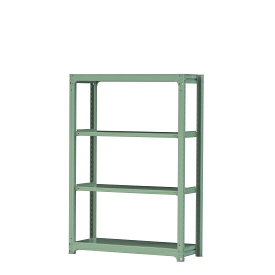 【ポイント10倍】【直送品】 山金工業 ボルトレス中量ラック 300kg/段 単体 3S6448-4G 【大型】｜道具屋さん店