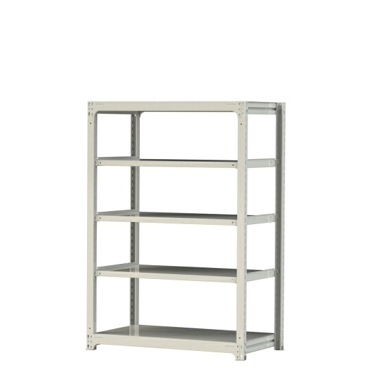 【ポイント10倍】【直送品】 山金工業 ボルトレス中量ラック 300kg/段 単体 3S6470-5W 【大型】|道具屋さん店