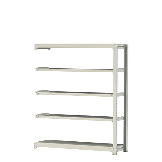 【直送品】 山金工業 ボルトレス中量ラック 300kg/段 連結 3S6548-5WR 【大型】
