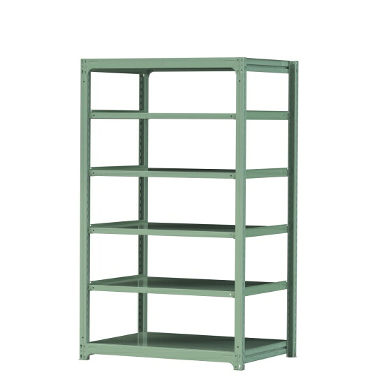 【ポイント10倍】【直送品】 山金工業 ボルトレス中量ラック 300kg/段 単体 3S7491-6G 【大型】