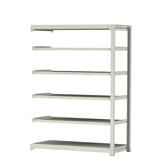 【ポイント10倍】【直送品】 山金工業 ボルトレス中量ラック 300kg/段 連結 3S7570-6WR 【大型】