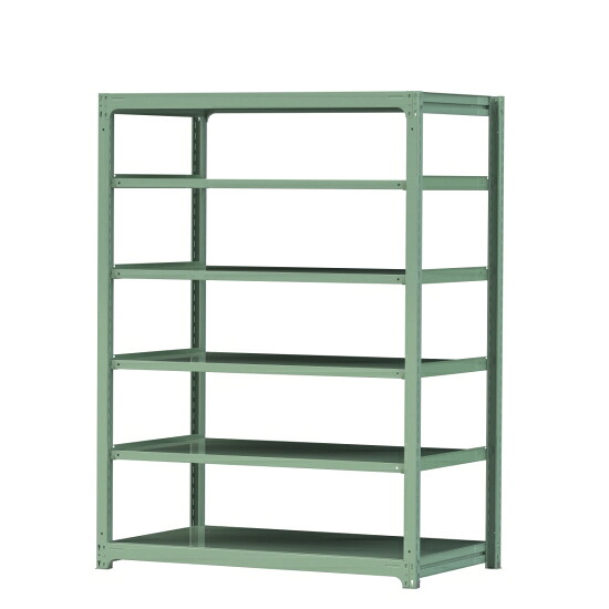 【ポイント5倍】【直送品】 山金工業 ボルトレス中量ラック 300kg/段 単体 3S7591-6G 【大型】