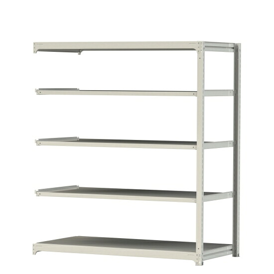 【ポイント10倍】【直送品】 山金工業 ボルトレス中量ラック 300kg/段 連結 3S7691-5WR 【大型】