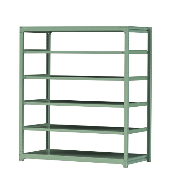 【ポイント10倍】【直送品】 山金工業 ボルトレス中量ラック 300kg/段 単体 3S7691-6G 【大型】