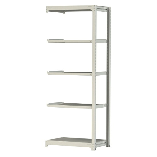 【ポイント5倍】【直送品】 山金工業 ボルトレス中量ラック 300kg/段 連結 3S8362-5WR 【大型】